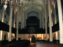 interior looking west, and galleries