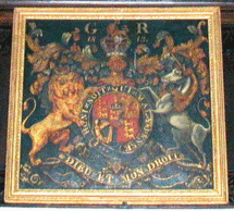 hatchment on gallery