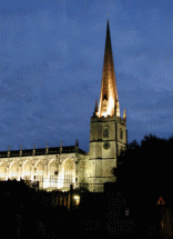 Tetbury exterior at night