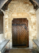 church porch and sundial