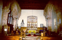 Holme Cultram Church interior looking east