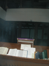 Dale Abbey, clerk's desk